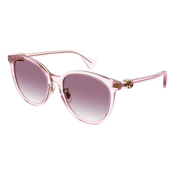 Gucci Cat Eye Sunglasses in Pink Violet Gradient GG1180SK - Picture 2 of 5